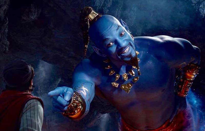 Genio azul de Aladdin
